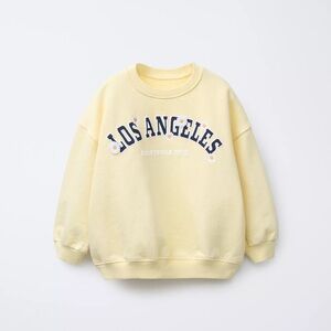 ZARA KIDS RAISED TEXT DAISY
SWEATSHIRT (LOS ANGELES)